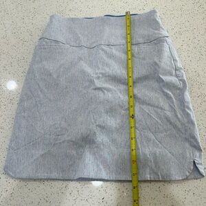 Elegant Light Gray Women's Mini Skirt